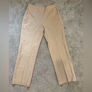 Talbots Women’s Classic Trouser Tan Wool Blend Lined Slacks